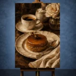 Caramel Cake Coffee & Dessert Wall Art Canvas Print - Image 11