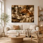 Coffee & Dessert Wall Art wall art print for elegant interiors