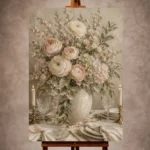 Floral Dining Room Wall Art wall art print for elegant interiors
