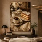 Mille Feuille Coffee & Dessert Wall Art Canvas Print - Image 2