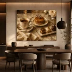 Petit Fours Coffee & Dessert Wall Art Canvas Print - Image 3