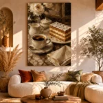 Mille Feuille Coffee & Dessert Wall Art Canvas Print - Image 3