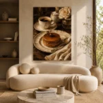 Caramel Cake Coffee & Dessert Wall Art Canvas Print - Image 6