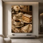 Mille Feuille Coffee & Dessert Wall Art Canvas Print - Image 8
