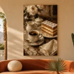 Mille Feuille Coffee & Dessert Wall Art Canvas Print - Image 5