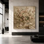 Floral Dining Room Wall Art wall art print for elegant interiors