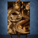 Chocolate Eclair Coffee & Dessert Wall Art Canvas Print - Image 11