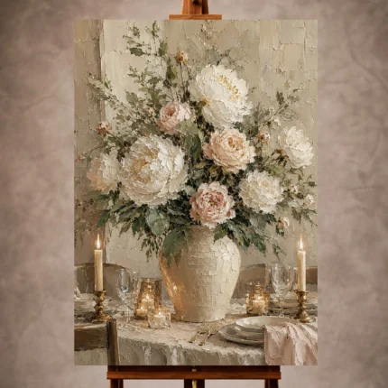 Floral Dining Room Wall Art wall art print for elegant interiors