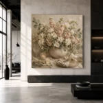 Floral Dining Room Wall Art wall art print for elegant interiors