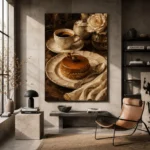 Caramel Cake Coffee & Dessert Wall Art Canvas Print - Image 10