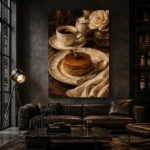 Caramel Cake Coffee & Dessert Wall Art Canvas Print - Image 7