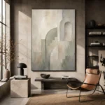 Luminous Architectural Quiet Focus Wall Art Canvas Print - Image 3