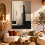 Quiet Luxury Stone Minimal Office Wall Art Canvas Print - Image 8