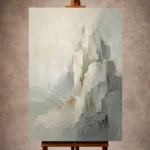 Serene Layered Stone Quiet Focus Wall Art Canvas Print