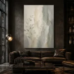 Mist Botanical Quiet Focus Wall Art Canvas Print - Image 4