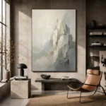 Serene Layered Stone Quiet Focus Wall Art Canvas Print - Image 3