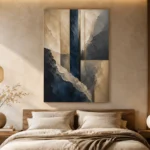 Refined Mineral Abstract Office Wall Art Canvas Print - Image 6