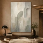 Luminous Architectural Quiet Focus Wall Art Canvas Print - Image 5