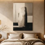 Quiet Luxury Stone Minimal Office Wall Art Canvas Print - Image 6