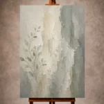 Mist Botanical Quiet Focus Wall Art Canvas Print
