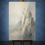 Serene Layered Stone Quiet Focus Wall Art Canvas Print - Image 2