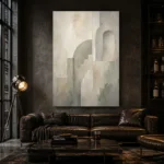 Luminous Architectural Quiet Focus Wall Art Canvas Print - Image 4