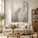 Luminous Architectural Quiet Focus Wall Art Canvas Print - Image 7