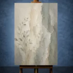 Mist Botanical Quiet Focus Wall Art Canvas Print - Image 2
