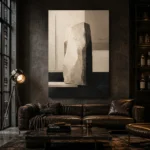 Quiet Luxury Stone Minimal Office Wall Art Canvas Print - Image 4