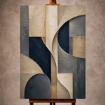 Tranquil Architectural Abstract Office Wall Art Canvas Print