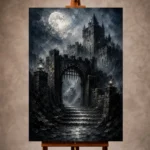 Moonlit Castle Wall Art