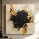 Gilded Fragment Black & Gold Wall Art Canvas Print - Image 11