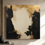 Gilded Atrium Black & Gold Wall Art Canvas Print - Image 11