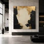 Gilded Atrium Black & Gold Wall Art Canvas Print - Image 5