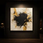 Gilded Fragment Black & Gold Wall Art Canvas Print - Image 9