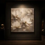 Floating Ivory Blossoms Magnolia Wall Art Canvas Print - Image 9
