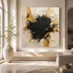 Gilded Fragment Black & Gold Wall Art Canvas Print - Image 10