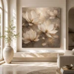 Floating Ivory Blossoms Magnolia Wall Art Canvas Print - Image 10