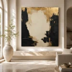 Gilded Atrium Black & Gold Wall Art Canvas Print - Image 10