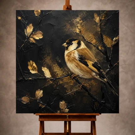 Black & Gold Wall Art wall art print for elegant interiors