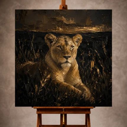 Black & Gold Wall Art wall art print for elegant interiors