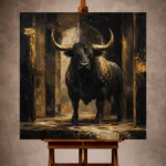 Black & Gold Wall Art wall art print for elegant interiors