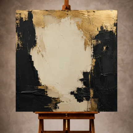 Black & Gold Wall Art wall art print for elegant interiors