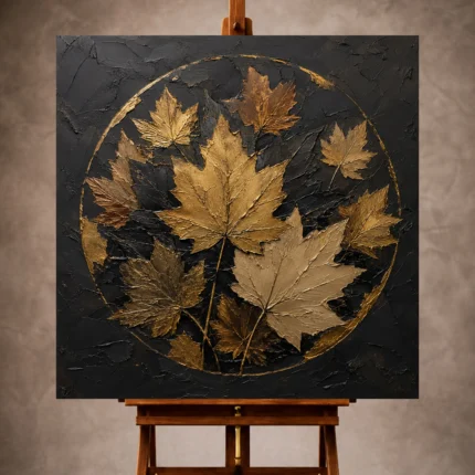 Black & Gold Wall Art wall art print for elegant interiors