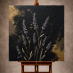 Black & Gold Wall Art wall art print for elegant interiors