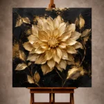 Black & Gold Wall Art wall art print for elegant interiors