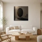 Premium Wall Art Kare Html Edition – ABSTRACTNW2004 styled in a refined neutral interior
