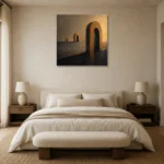 Premium Wall Art Kare Html Edition – ABSTRACTNW2005 showcased in an elegant minimalist interior