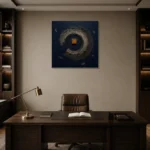 Premium Wall Art Kare Html Edition – ABSTRACTNW2006 displayed in a contemporary gallery-inspired room