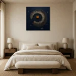 Premium Wall Art Kare Html Edition – ABSTRACTNW2006 showcased in an elegant minimalist interior